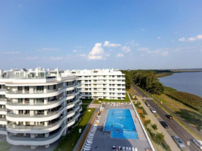Luxurious apartment with a swimming pool in Rogów in Rogowo